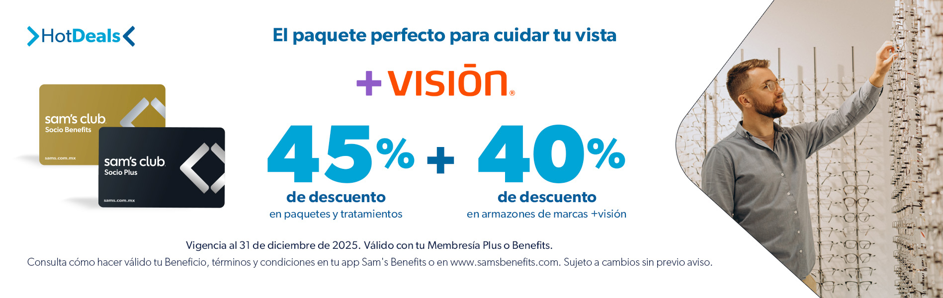 Sam's Club samsclub samsbenefits hazte socio cine viajes hot deals restaurantes educacion ropa accesorio mascotas salud entretenimiento fitness puntos